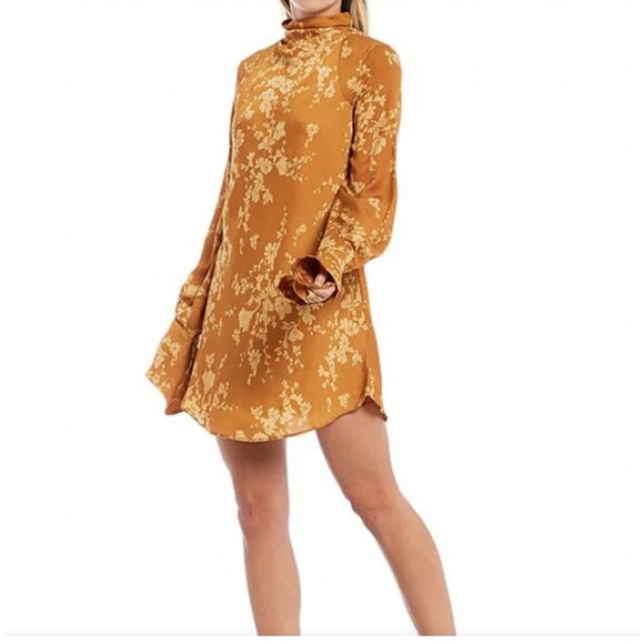 Free People Dresses & Skirts - Free People $118 Aries Mini Dress Golden Combo Size S OB1232879